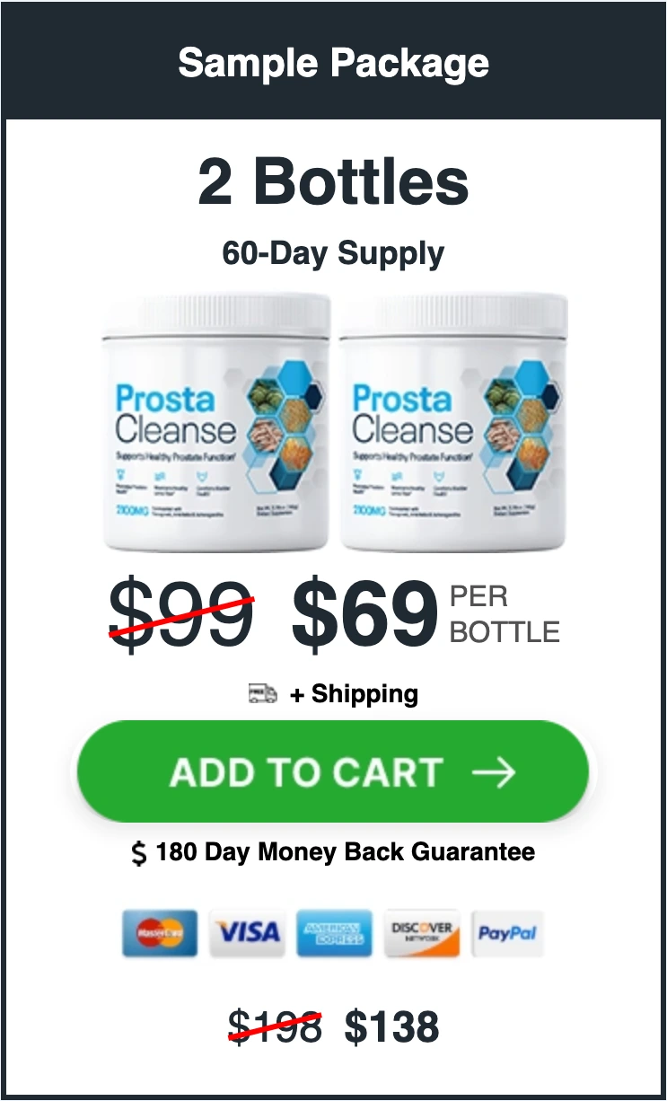 ProstaCleanse 30 day supply